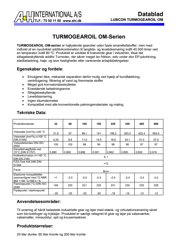 

Turmogearoil OM Serien

